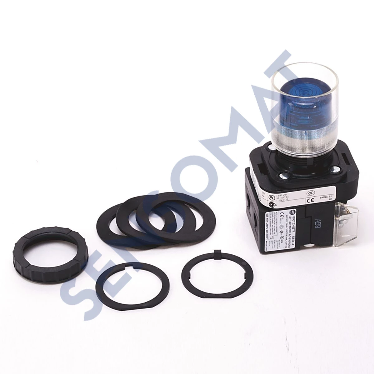 800H-QRAH2BX Allen-Bradley 30mm Momentary Pus