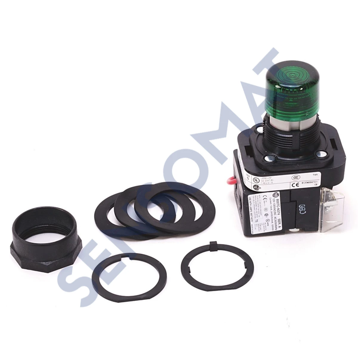 800H-QRTH2GAR Allen-Bradley 30mm Pilot Light