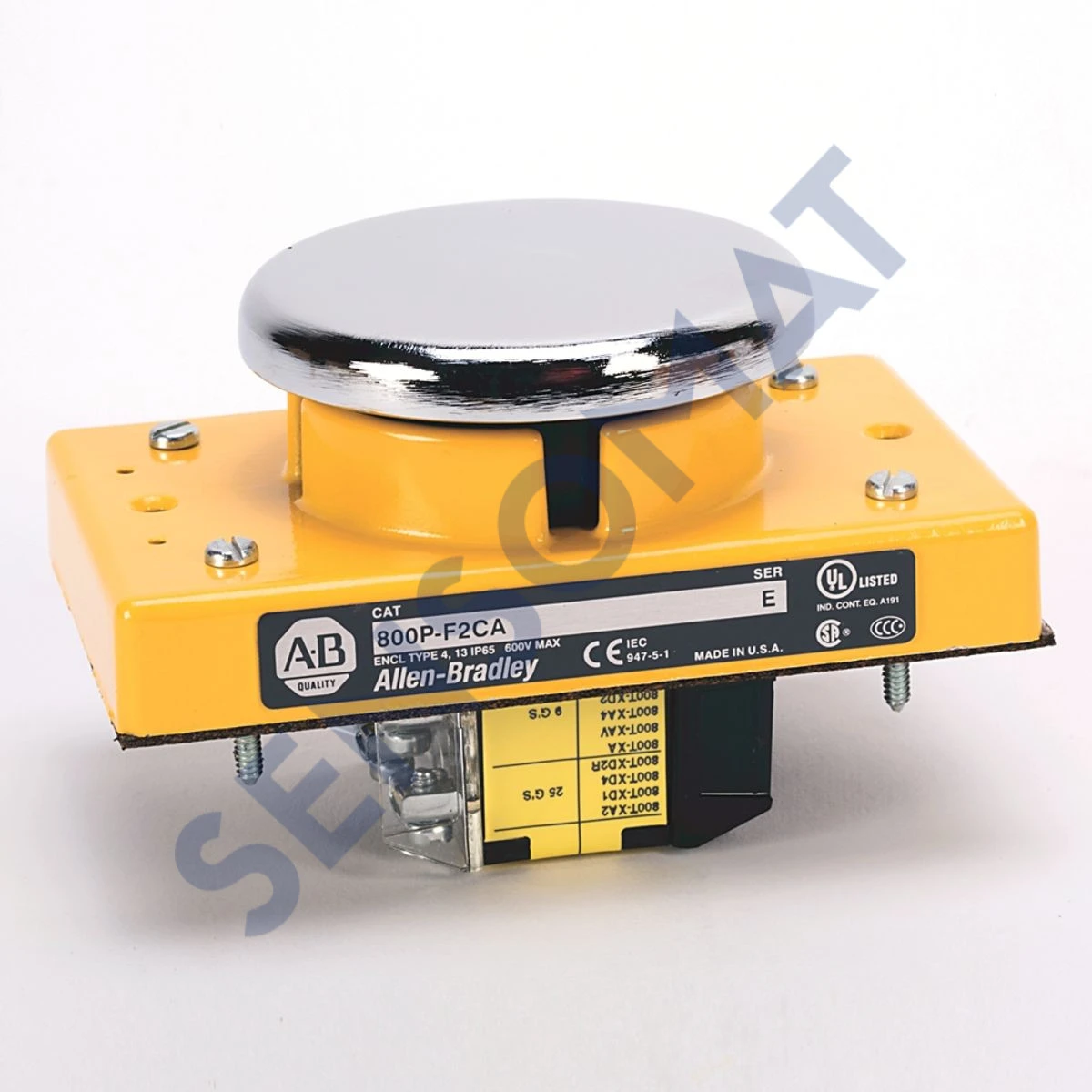 800P-F2YB Allen-Bradley 800P Palm-Operated PB
