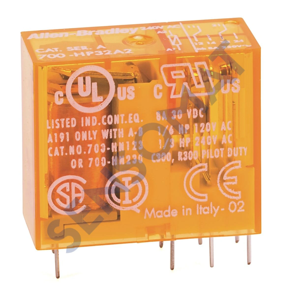 700-HPX2A12 Allen-Bradley PCB Pin Style Relay