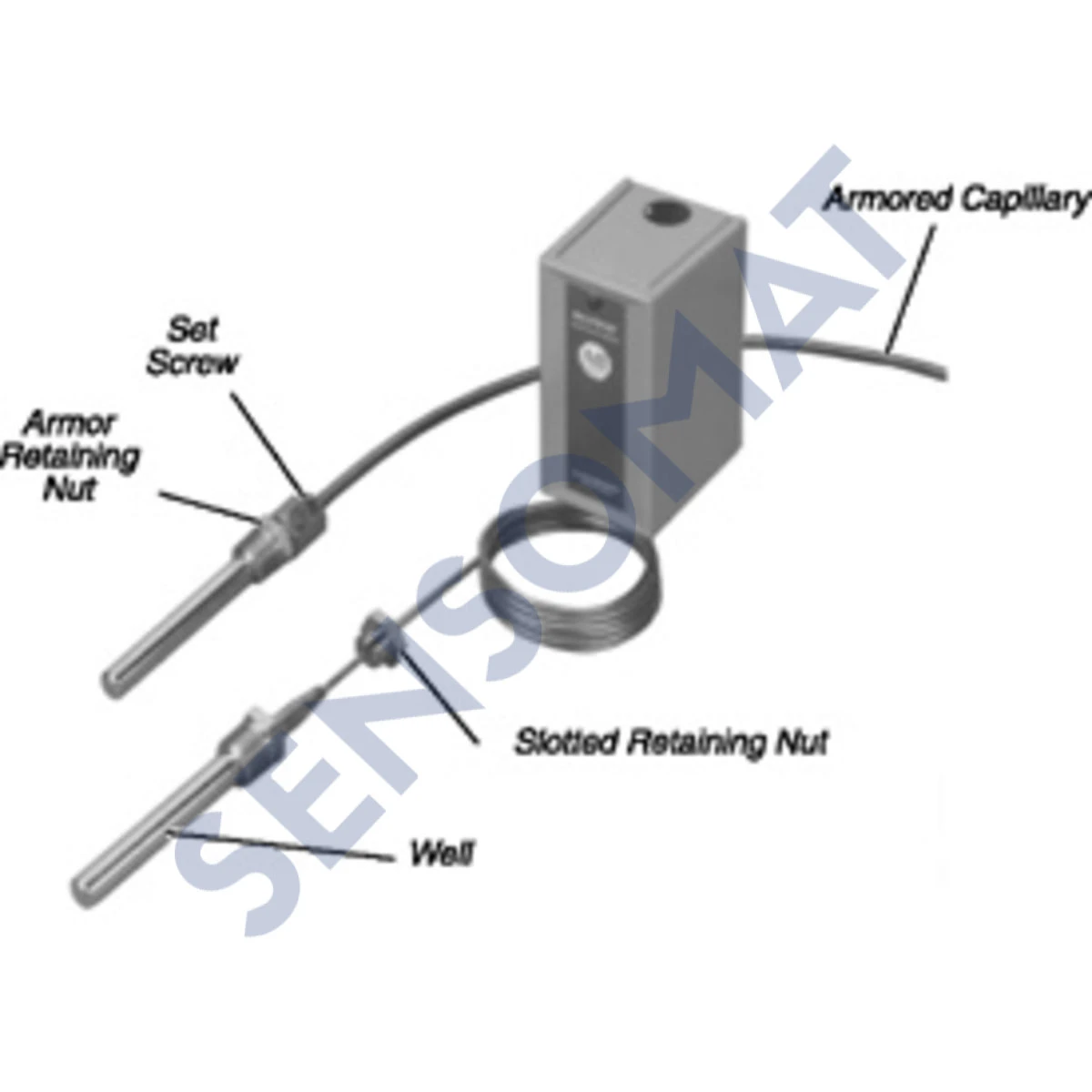 837-N7 Allen-Bradley WELL,THERMOSTAT,BRASS FO
