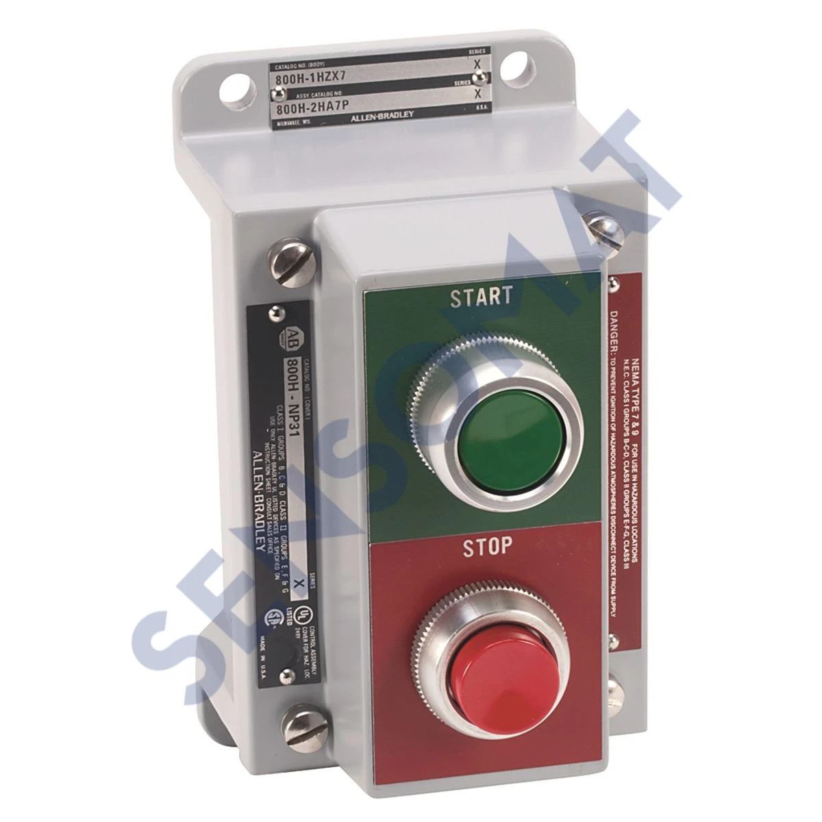 800H-2HA7PW Allen-Bradley 800H Push-Button St