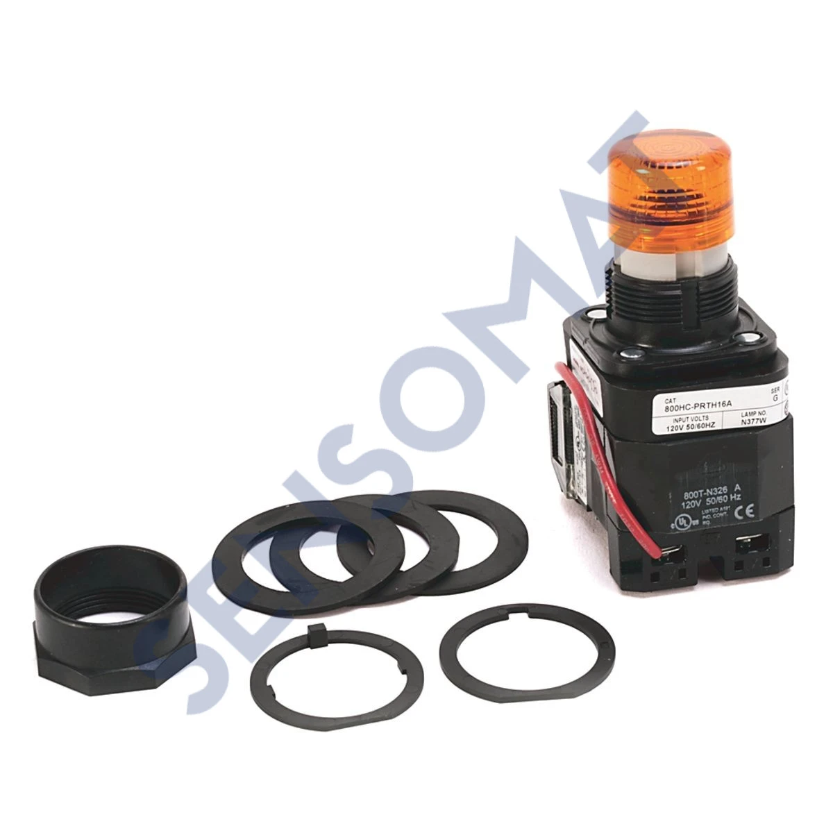 800HC-PRB16R Allen-Bradley 30mm Momentary Pus