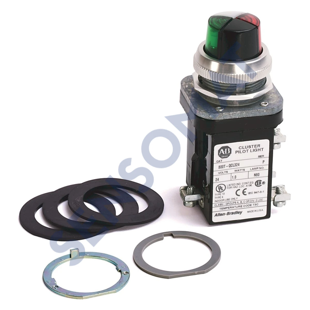 800T-QCL424GARW Allen-Bradley 30mm Pilot Ligh