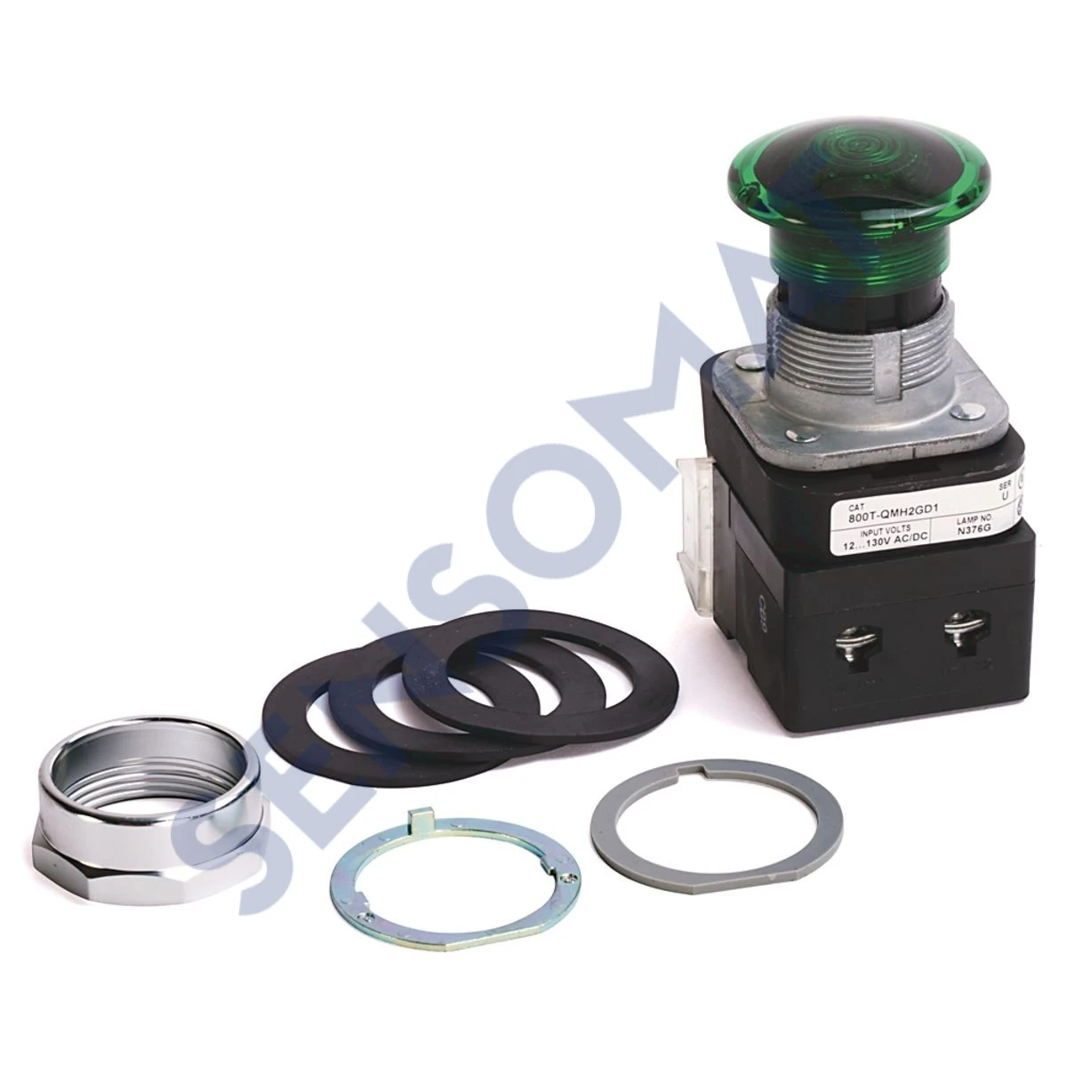 800T-QMH2GD1 Allen-Bradley 30mm Momentary Pus