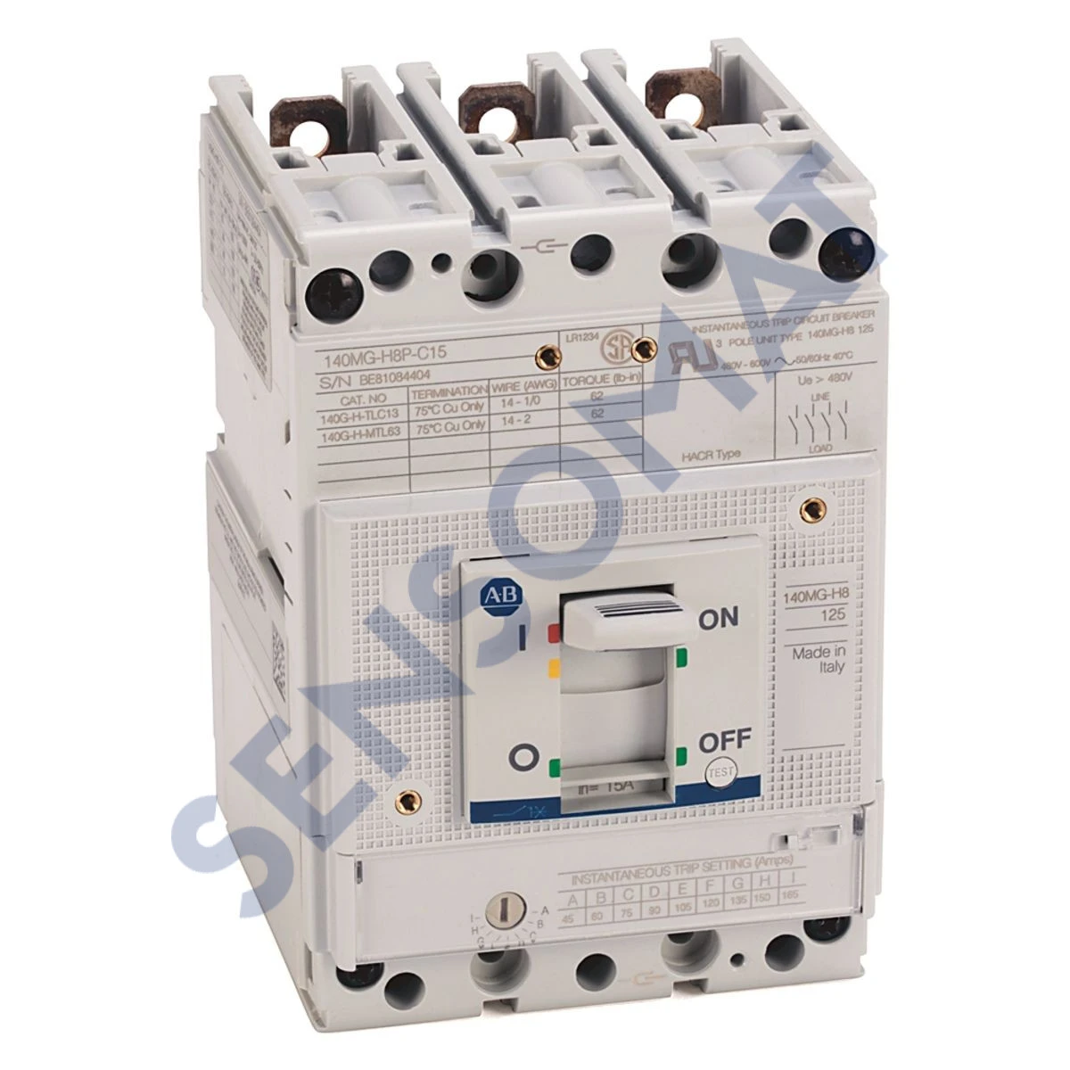 140MG-H8P-B30-KA Allen-Bradley 140G 125A H Fr