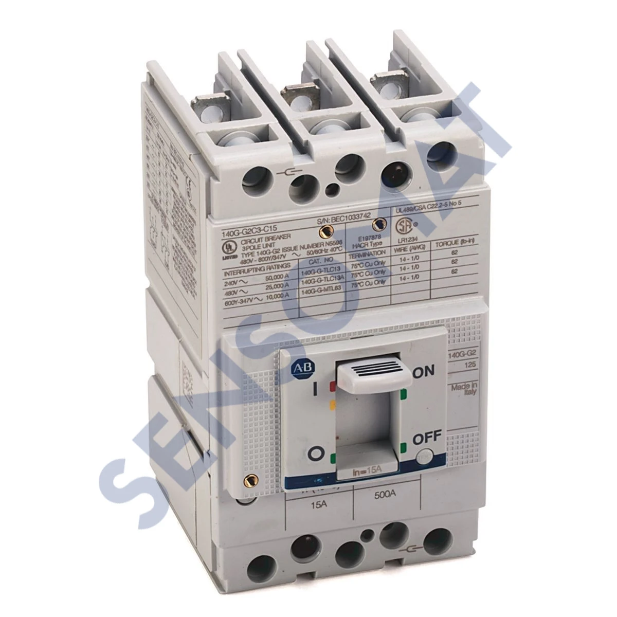 140G-G2C3-C20-AA Allen-Bradley 140G 125A G Fr