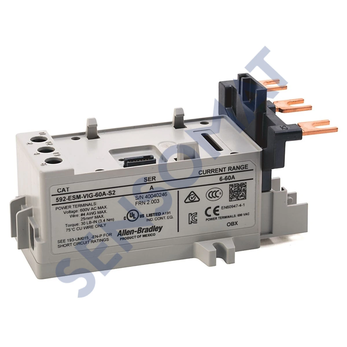 592-ESM-VIG-60A-S2 Allen-Bradley E300/E200 60