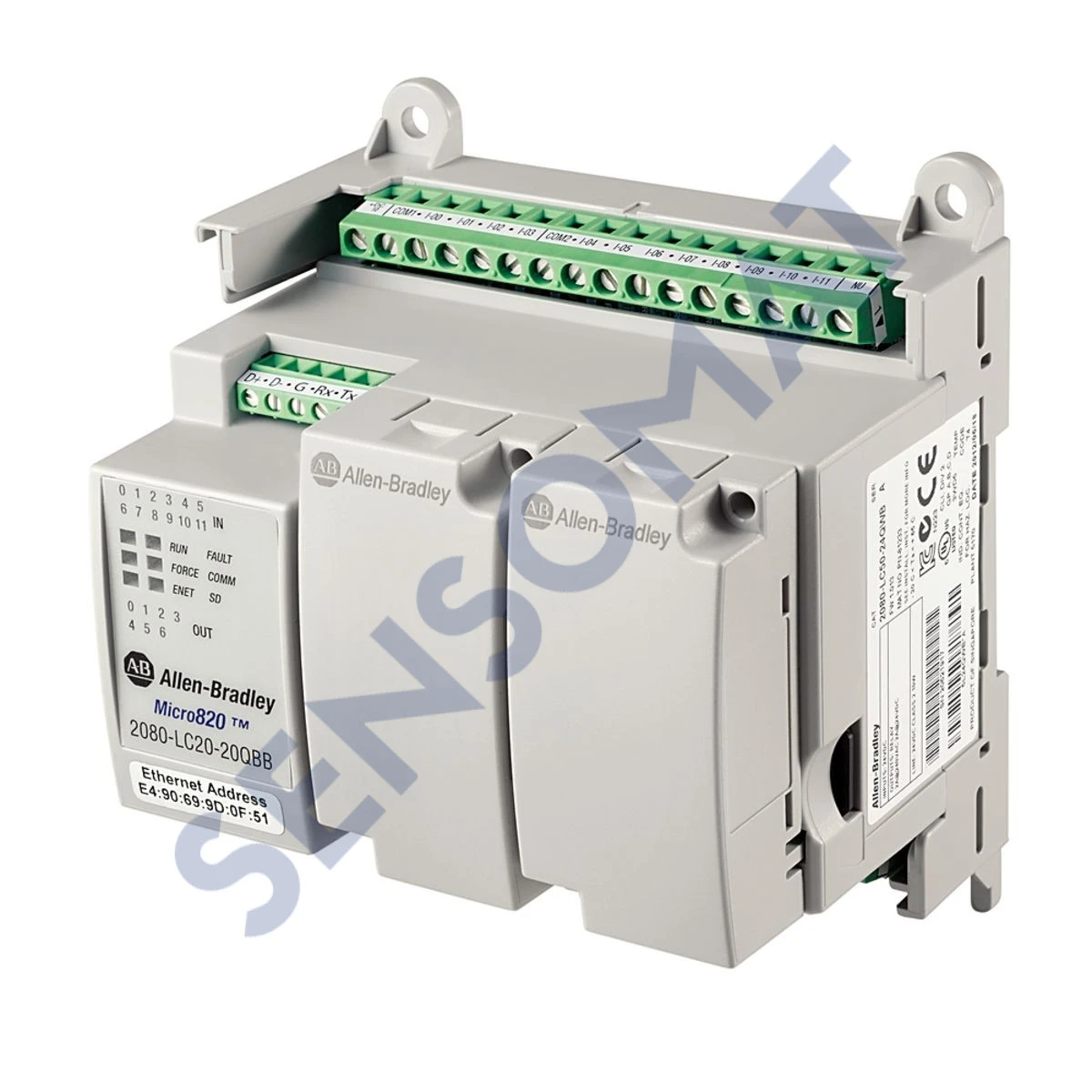 2080-LC20-20QBBK Allen-Bradley Micro820 20 I/