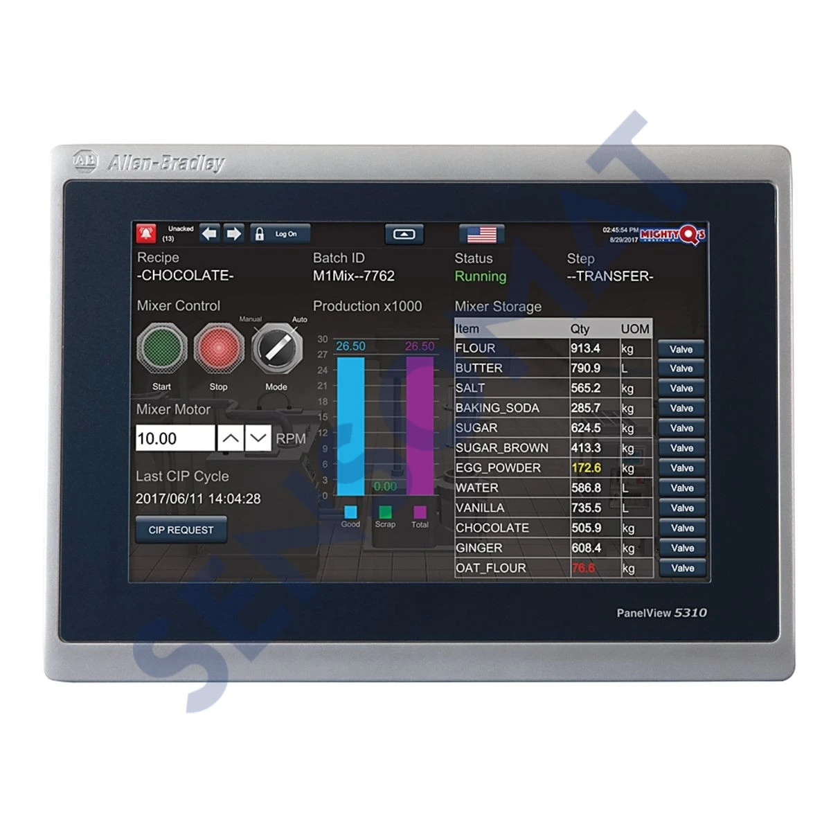 2713P-T12WD1-B Allen-Bradley PanelView 5310 1