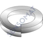 Allen-Bradley Minerallac 70540J Medium Split Lock Washer, 1/2 in Nominal, Stainless Steel